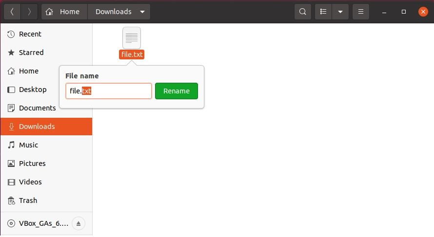 تغيير امتداد الملفات في نظام التشغيل Linux