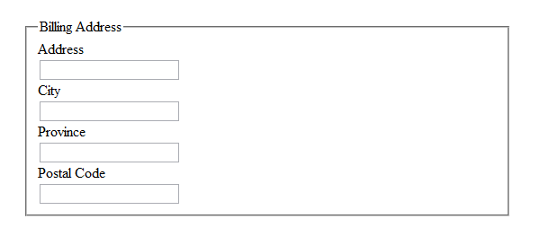 العناصر داخل form في لغة HTML